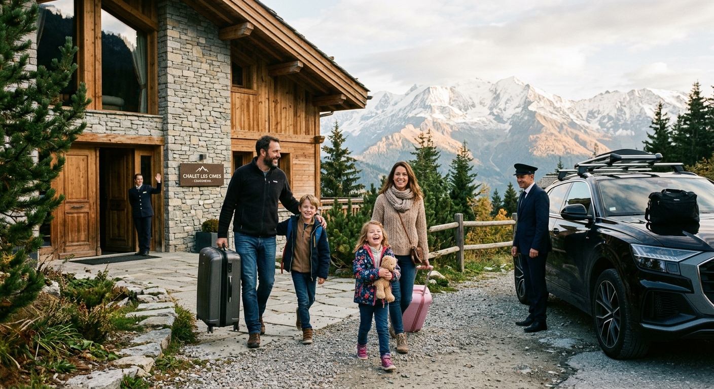 D&eacute;part serein du g&icirc;te