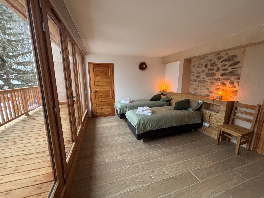 Chambre 3 Sud avec Balcon et salle de bain