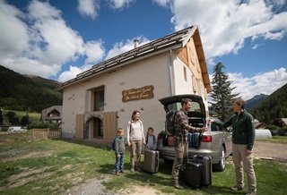 D&eacute;part serein du g&icirc;te