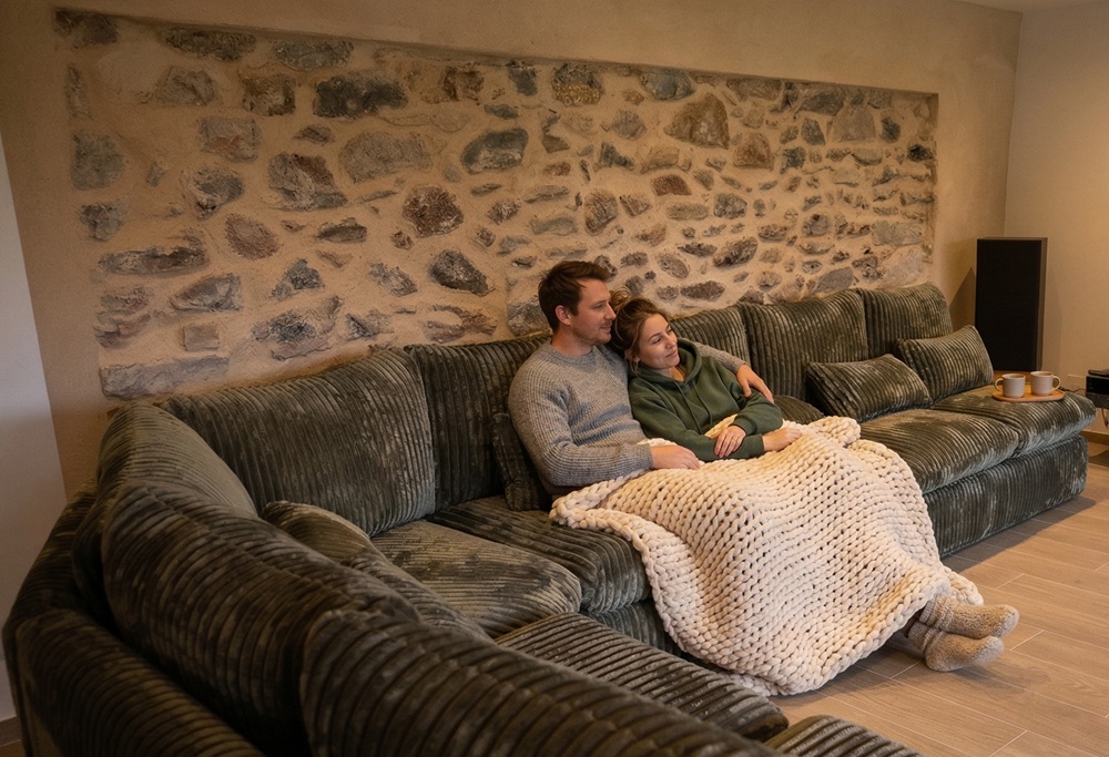 Int&eacute;rieur luxueux de la Tani&egrave;re de l'Izoard avec services para-h&ocirc;teliers